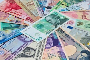 Norwegian Krone with other world currencies.