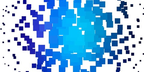 Light BLUE vector backdrop with rectangles. Illustration with a set of gradient rectangles. Pattern for business booklets, leaflets