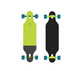 Skateboard vector illustration
