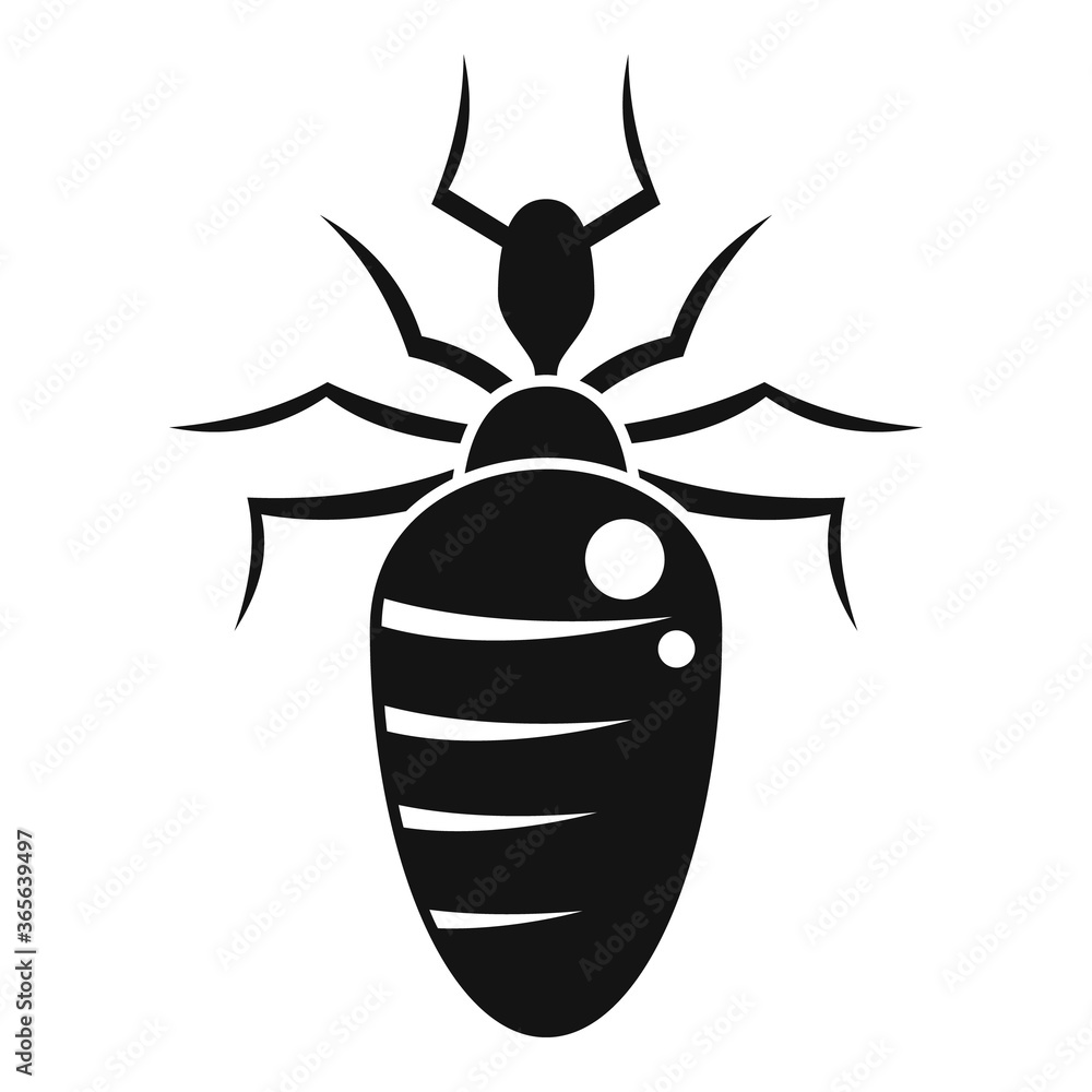Poster insect nature bug icon. simple illustration of insect nature bug vector icon for web design isolated