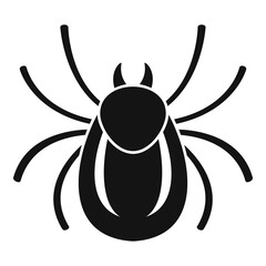 Forest bug icon. Simple illustration of forest bug vector icon for web design isolated on white background
