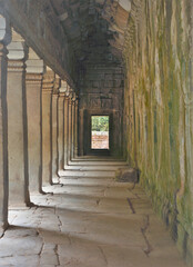 old stone corridor
