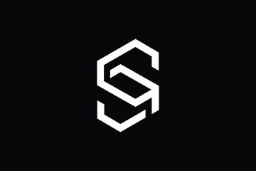 Minimal Innovative Initial SD logo and DS logo. Letter SD DS creative elegant Monogram. Premium Business logo icon. White color on black background