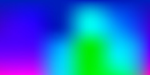 Dark Multicolor vector gradient blur pattern.