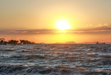 Obraz premium Iskenderun beach of the eastern Mediterranean.