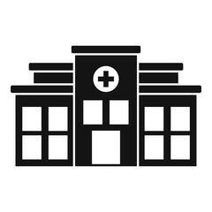Mental disorder clinic icon. Simple illustration of mental disorder clinic vector icon for web design isolated on white background