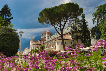Meran, Merano, Kurhaus, Kurpromenade, Südtirol, Alto Adige, Burggrafenamt, Meraner Land, Stadt,...