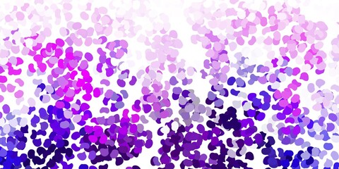 Obraz na płótnie Canvas Light purple vector texture with memphis shapes.