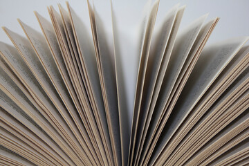 open book close up