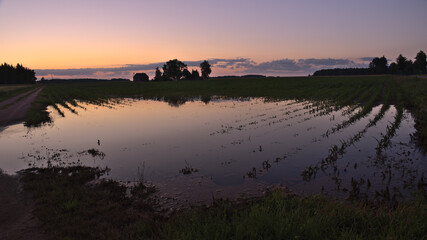 Zachód słońca po deszczu © MagicEarthPlanet