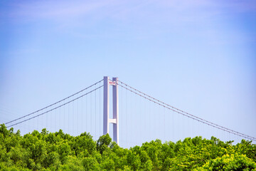 The bridge on Shiziyang of Pearl River in Guangdong Province