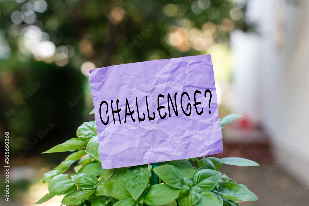 Aufkleber text sign showing challenge question. business photo showcasing invitation to engage in a race in pa