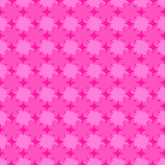 seamless pattern with pink hearts