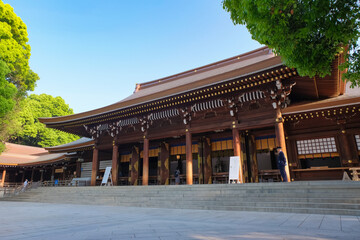 Obraz premium 明治神宮 拝殿