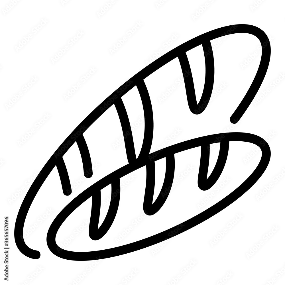 Poster bread for immigrants icon. outline bread for immigrants vector icon for web design isolated on white
