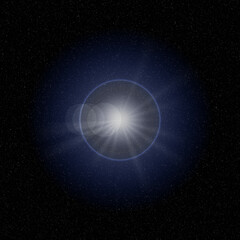 Planet shining