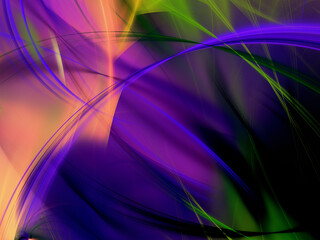 purple abstract fractal background 3d rendering illustration