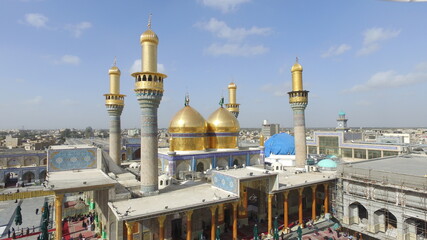 The shrine of Imam Musa Al-Kadhim and Imam Muhammad Al-Jawad in Al-Kadhim, Baghdad, Iraq  © Camera