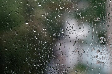 rain drops on window