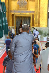 The shrine of Imam Musa Al-Kadhim and Imam Muhammad Al-Jawad in Al-Kadhim, Baghdad, Iraq
