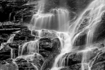 Scorus waterfall, Valcea county, Romania