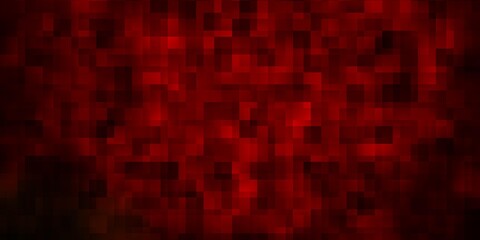 Dark Green, Red vector background in polygonal style.