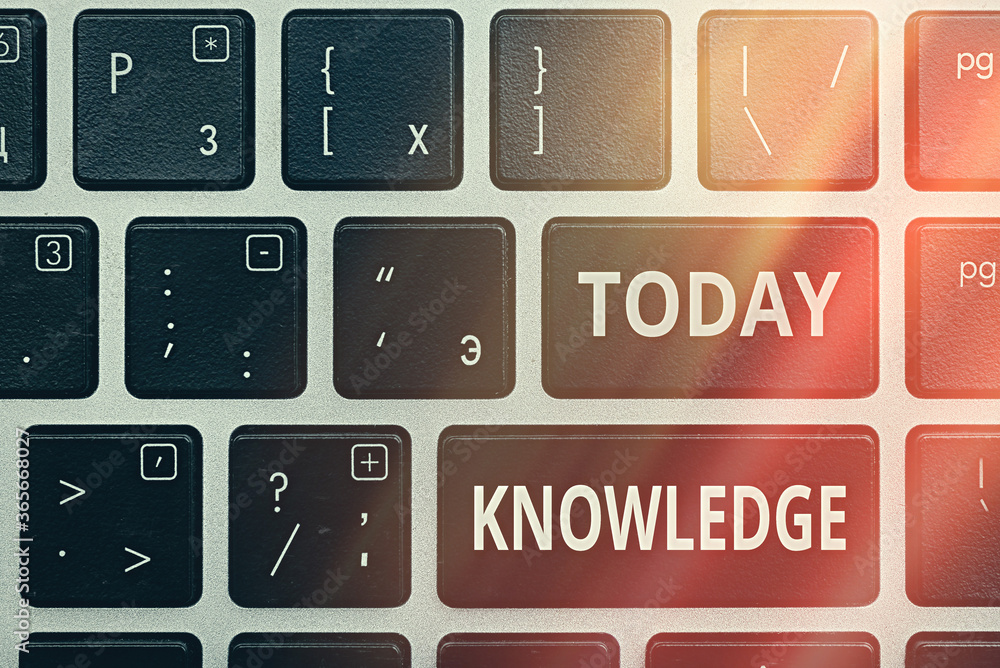 Poster handwriting text knowledge. conceptual photo skills that an individual has gained through experience