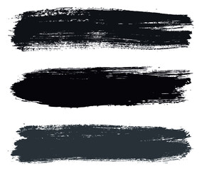 Fototapeta premium Grunge paint brush strokes