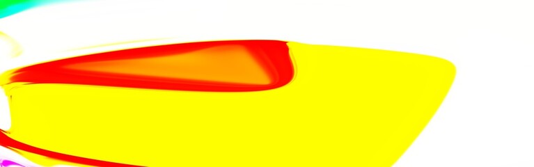 abstract red and yellow paint on a white background