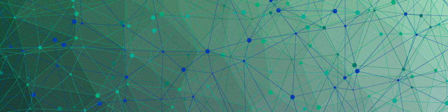 Mint color Abstract color Low-Polygones Generative Art background illustration