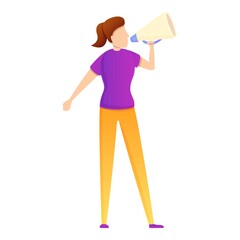 Hiring headhunter icon. Cartoon of hiring headhunter vector icon for web design isolated on white background