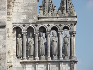 Spitze der Kathedrale in Chatres, Frankreich