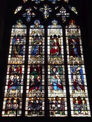 Glasmalerei in der Kathedrale von Chatres