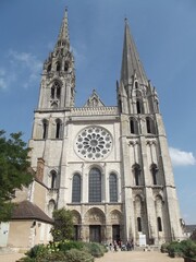 Fototapeta na wymiar Kathedrale von Chartres, Frankreich
