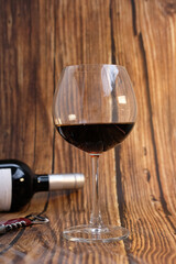 glass of red wine