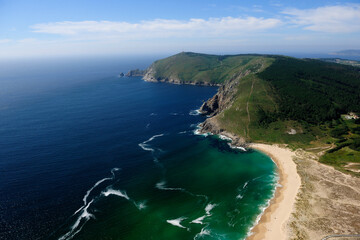 aerial view of Finisterre