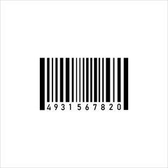 Barcode icon vector