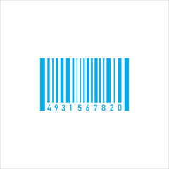 Barcode icon vector