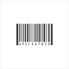 Barcode icon vector