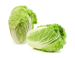 Tasty Chinese cabbage isolated on white