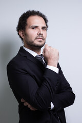 portrait of a handsome businessman