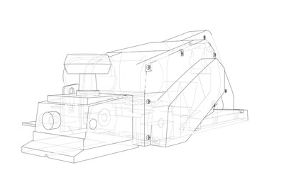 Jointer construction electric tool concept