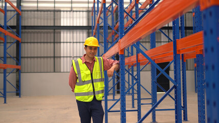 Warehouse worker posting