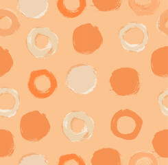 Vector seamless pattern with grunge shapes.