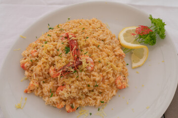 エビのリゾット