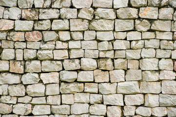 Old brick wall with bright gray and empty space.