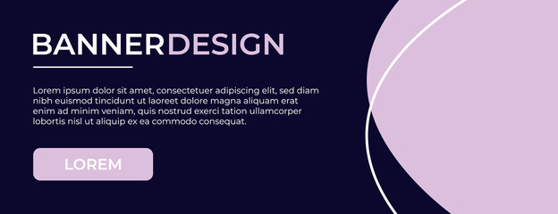 banner template . purple web banner design with modern style . banner template for social media , web sites. and any other