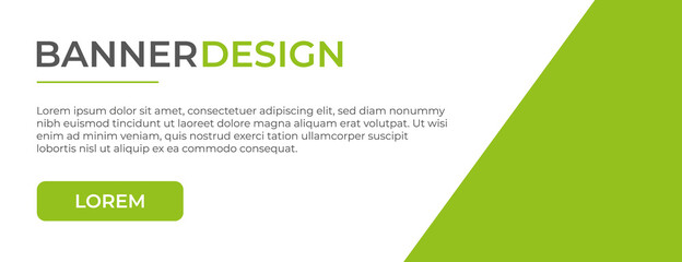 banner templates design . green banner design .