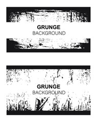 Set of grunge edges, textures.