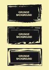 Set of vintage frames, backgrounds.